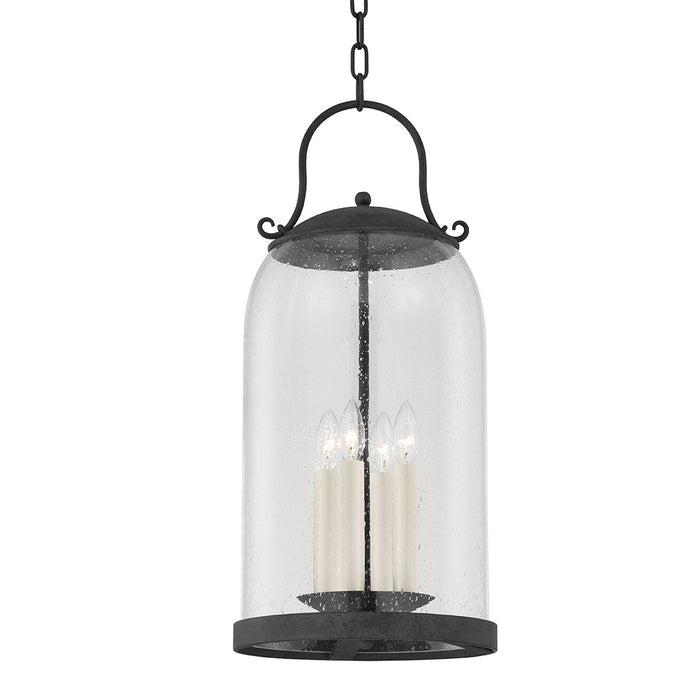Troy Lighting F5186-FRN Four Light Pendant, French Iron