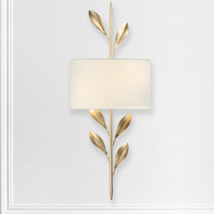 Crystorama 501-GA Two Light Wall Sconce, Antique Gold