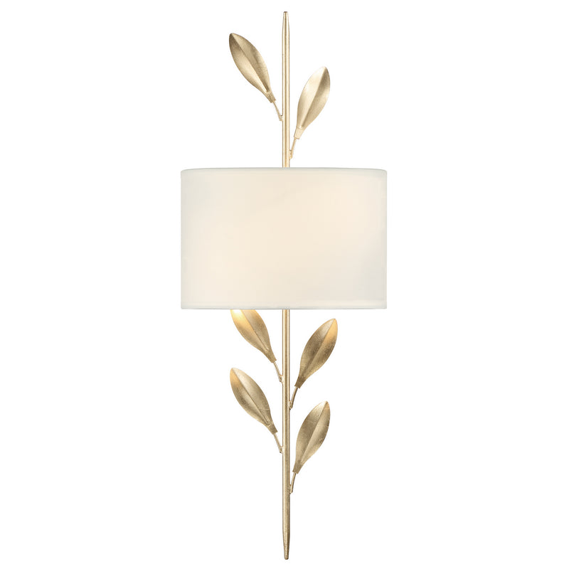 Crystorama 501-GA Two Light Wall Sconce, Antique Gold