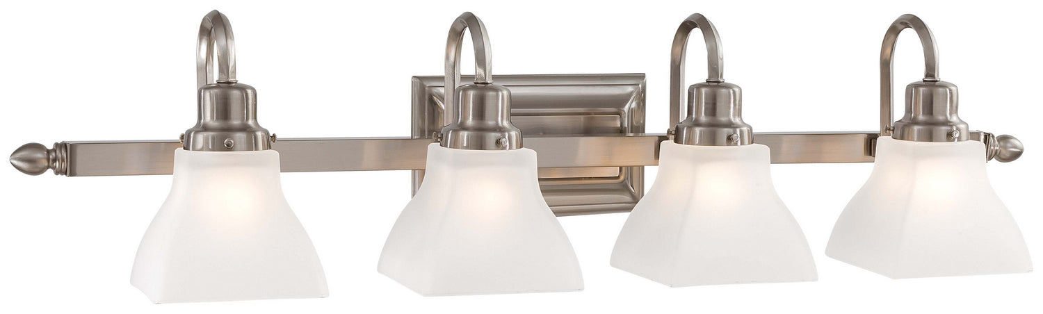 Minka-Lavery 5584-84 Four Light Bath, Brushed Nickel