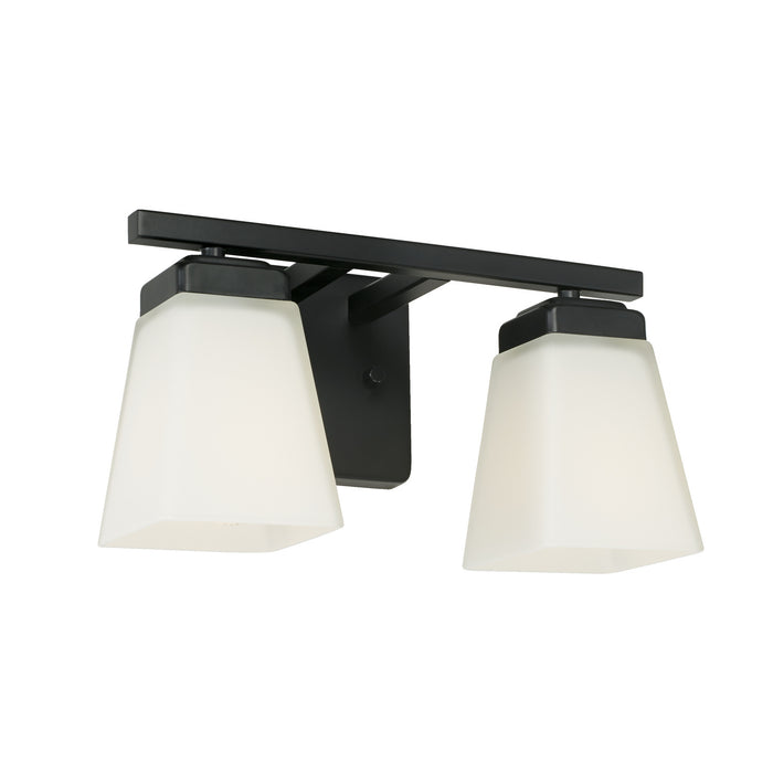 Capital Lighting 114421MB-334 Two Light Vanity, Matte Black