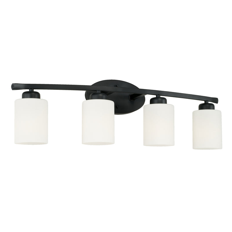 Capital Lighting 115241MB-338 Four Light Vanity, Matte Black