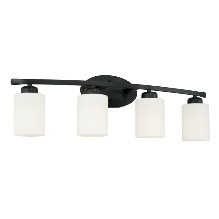 Capital Lighting 115241MB-338 Four Light Vanity, Matte Black