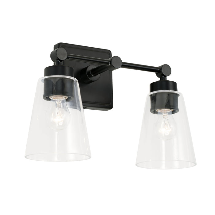 Capital Lighting 121821MB-432 Two Light Vanity, Matte Black