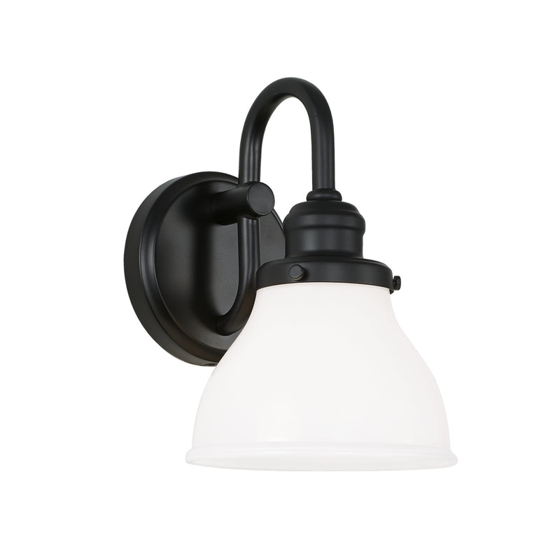 Capital Lighting 8301MB-128 One Light Wall Sconce, Matte Black