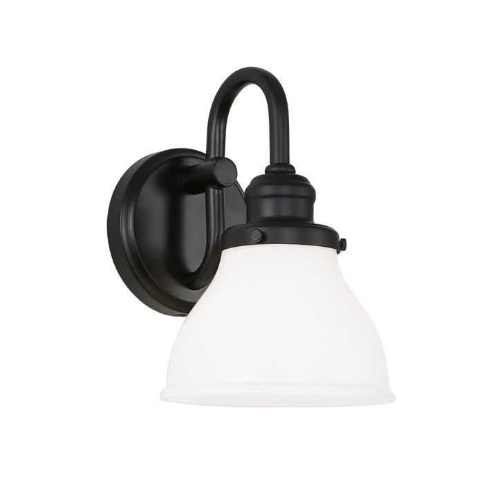 Capital Lighting 8301MB-128 One Light Wall Sconce, Matte Black