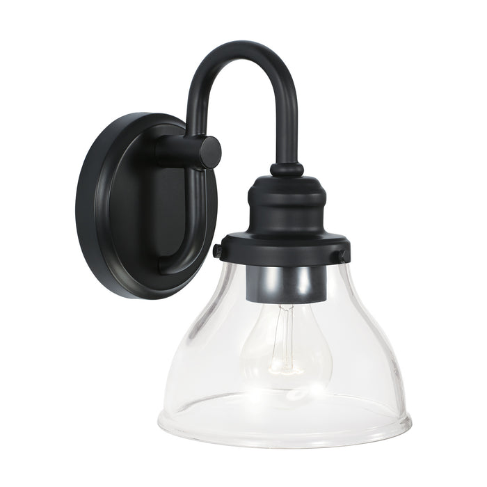 Capital Lighting 8301MB-461 One Light Wall Sconce, Matte Black