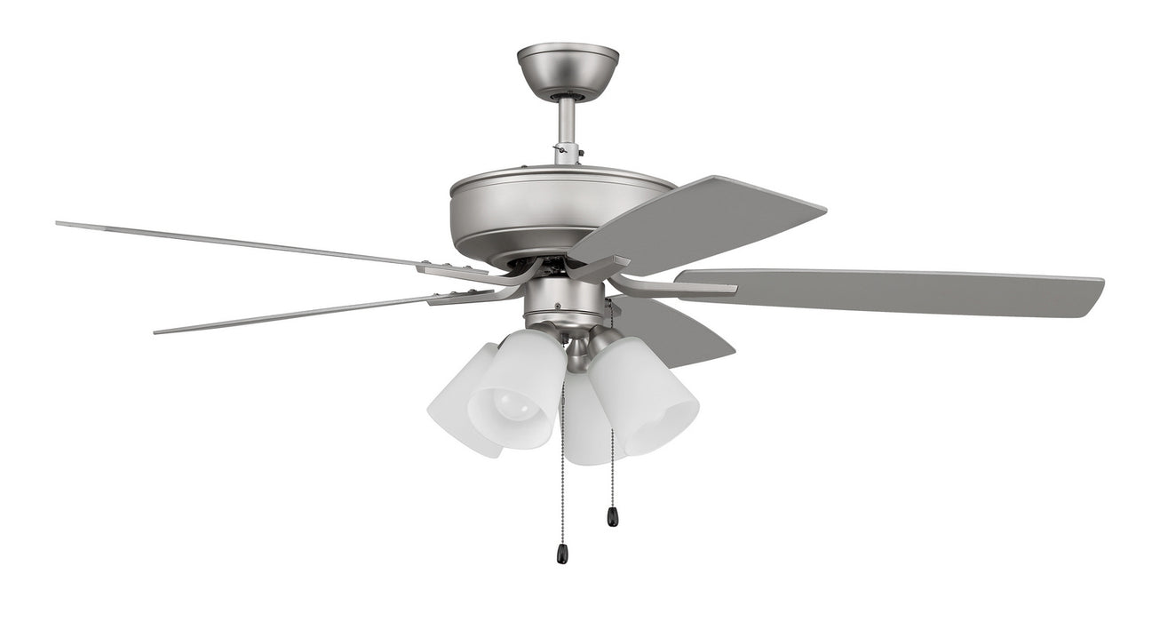 Craftmade P114BN5-52BNGW 52"Ceiling Fan, Brushed Nickel