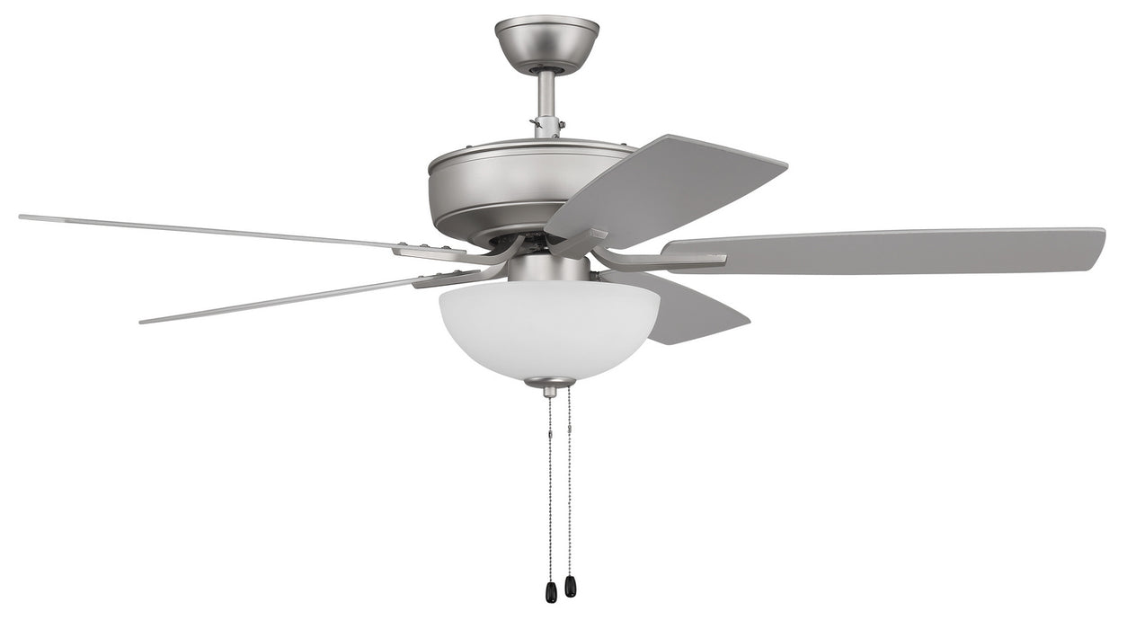 Craftmade P211BN5-52BNGW 52"Ceiling Fan, Brushed Nickel