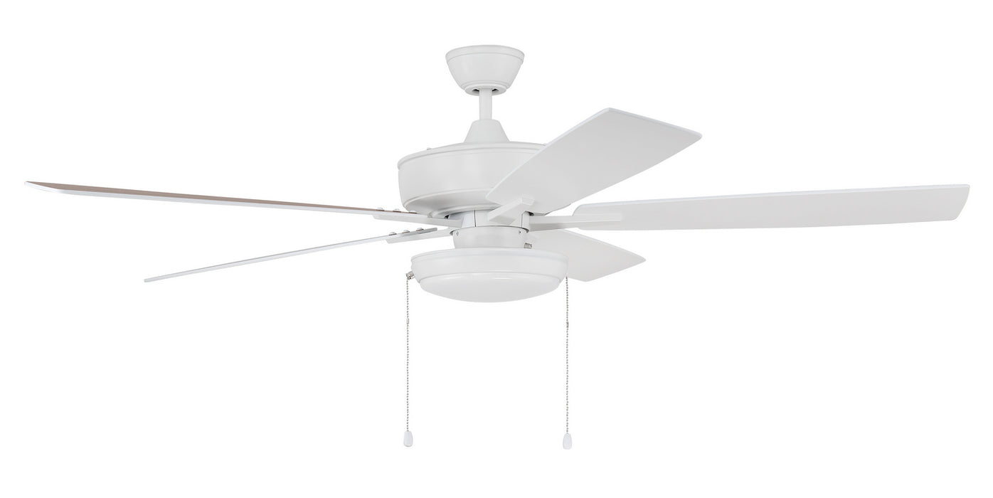 Craftmade S119W5-60WWOK 60"Ceiling Fan, White