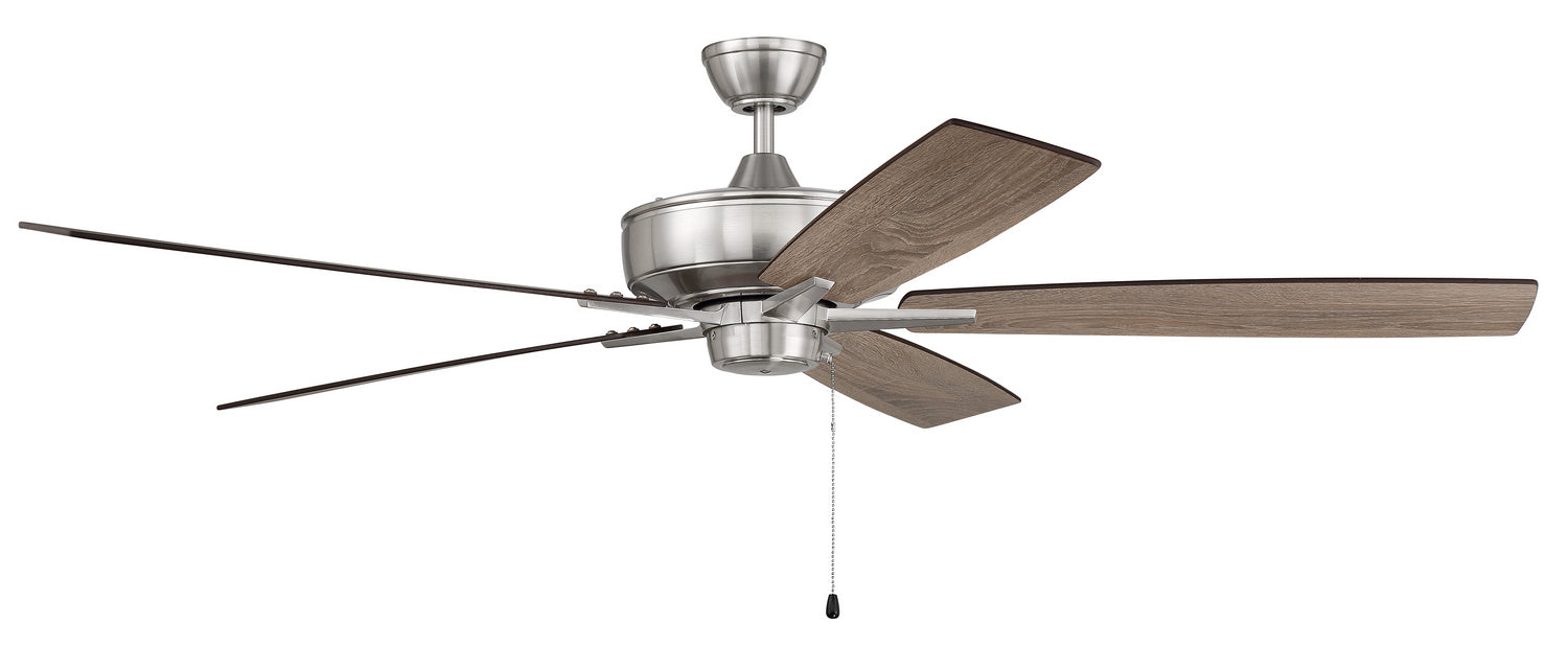 Craftmade S60BNK5-60DWGWN 60"Ceiling Fan, Brushed Polished Nickel