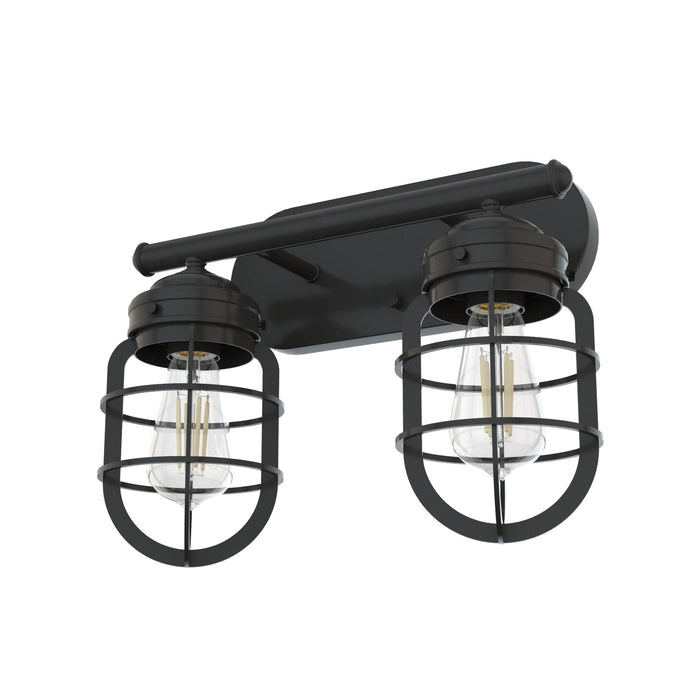 Hunter 19043 Two Light Vanity, Noble Bronze