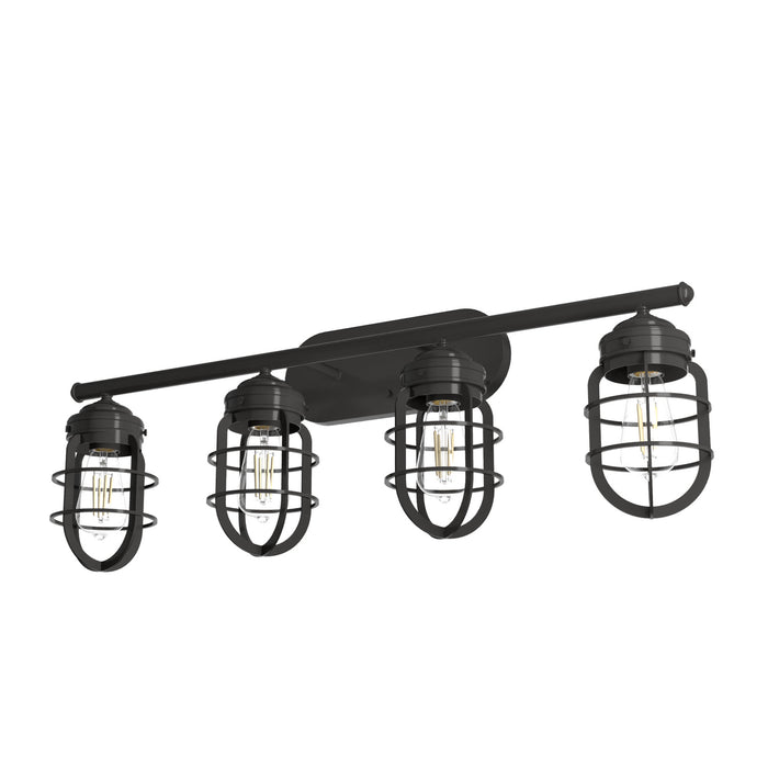 Hunter 19045 Four Light Vanity, Noble Bronze