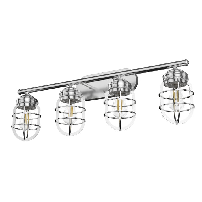 Hunter 19052 Four Light Vanity, Chrome