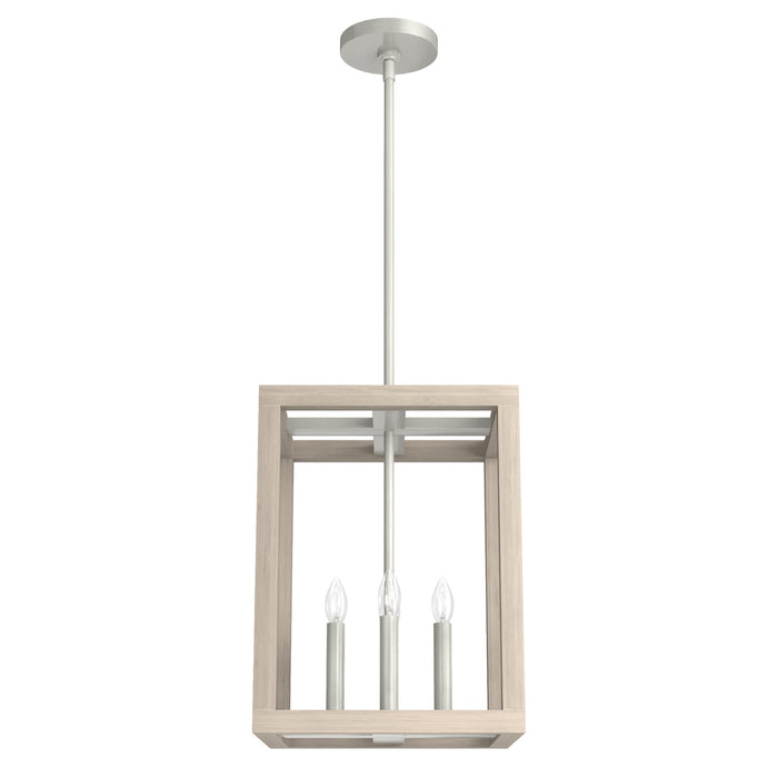 Hunter 19085 Four Light Pendant, Brushed Nickel