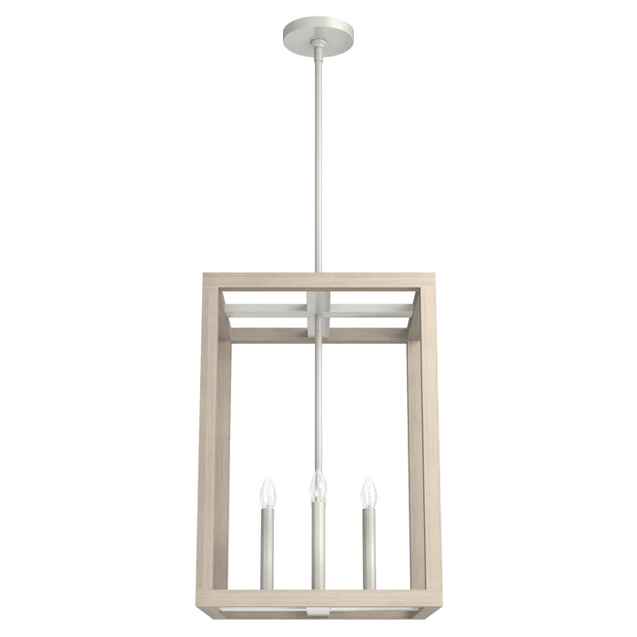 Hunter 19087 Four Light Pendant, Brushed Nickel