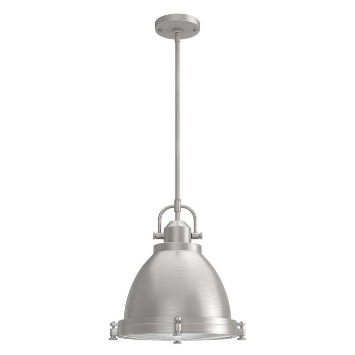 Hunter 19104 Two Light Pendant, Brushed Nickel