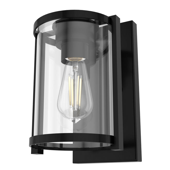 Hunter 19125 One Light Wall Sconce, Matte Black
