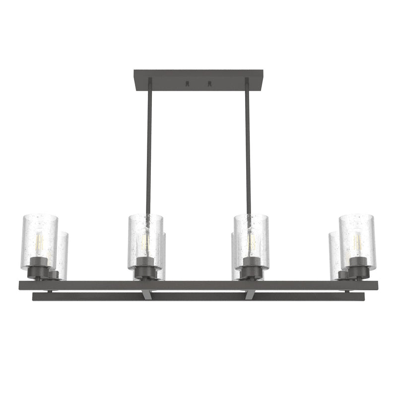 Hunter 19160 Eight Light Chandelier, Noble Bronze