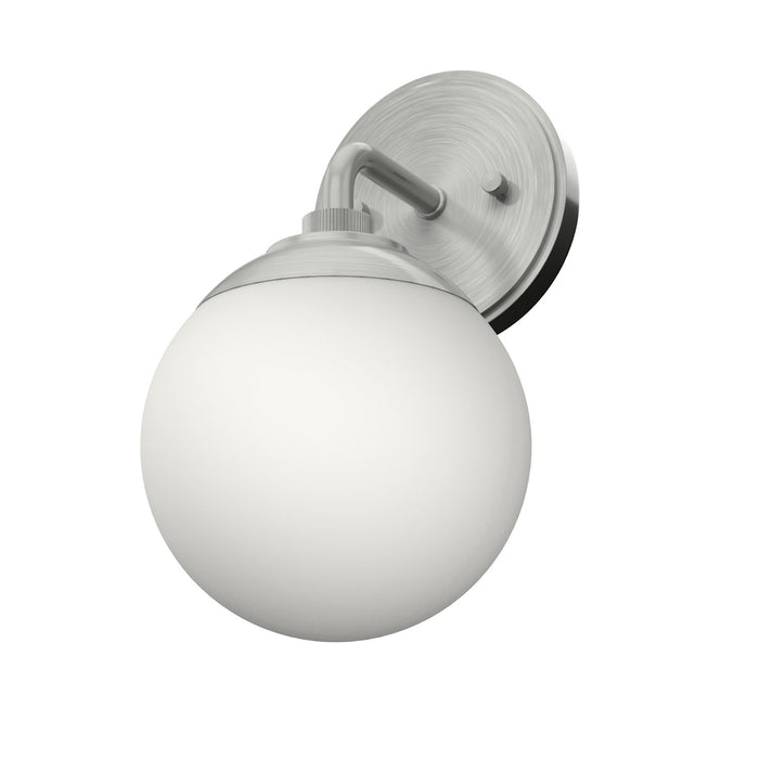 Hunter 19176 One Light Wall Sconce, Brushed Nickel