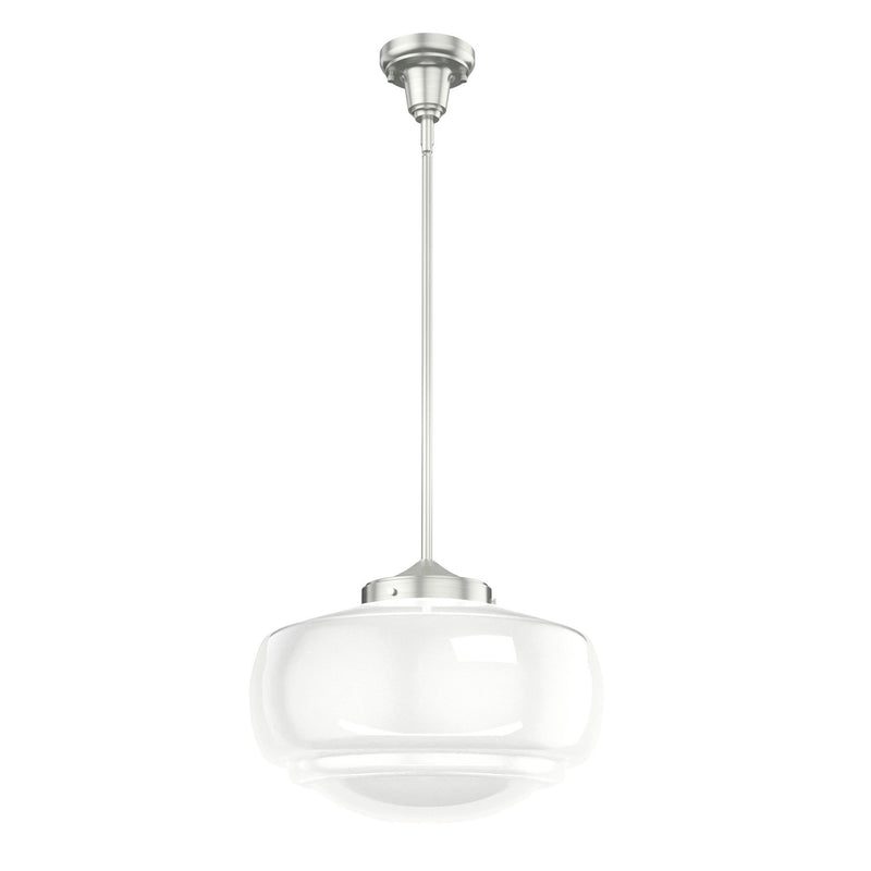 Hunter 19194 One Light Pendant, Brushed Nickel
