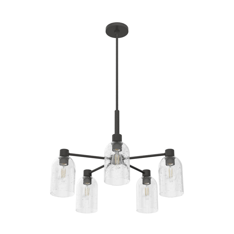 Hunter 19199 Five Light Chandelier, Noble Bronze