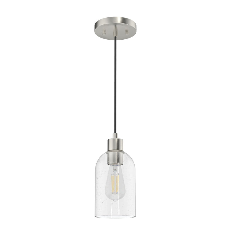 Hunter 19200 One Light Pendant, Brushed Nickel