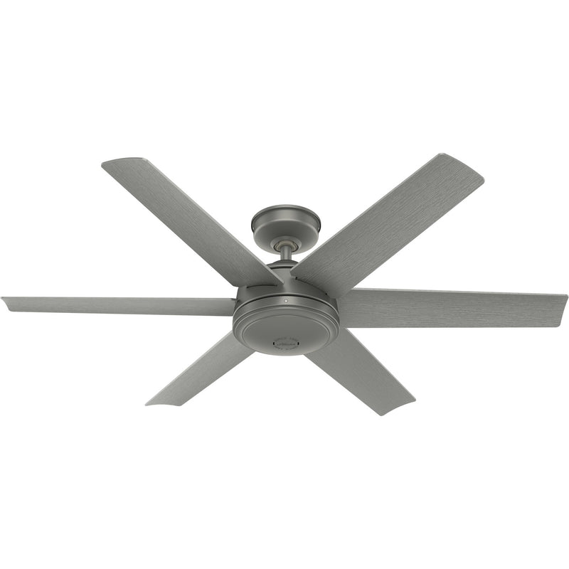 Hunter 51202 52" Ceiling Fan, Matte Silver