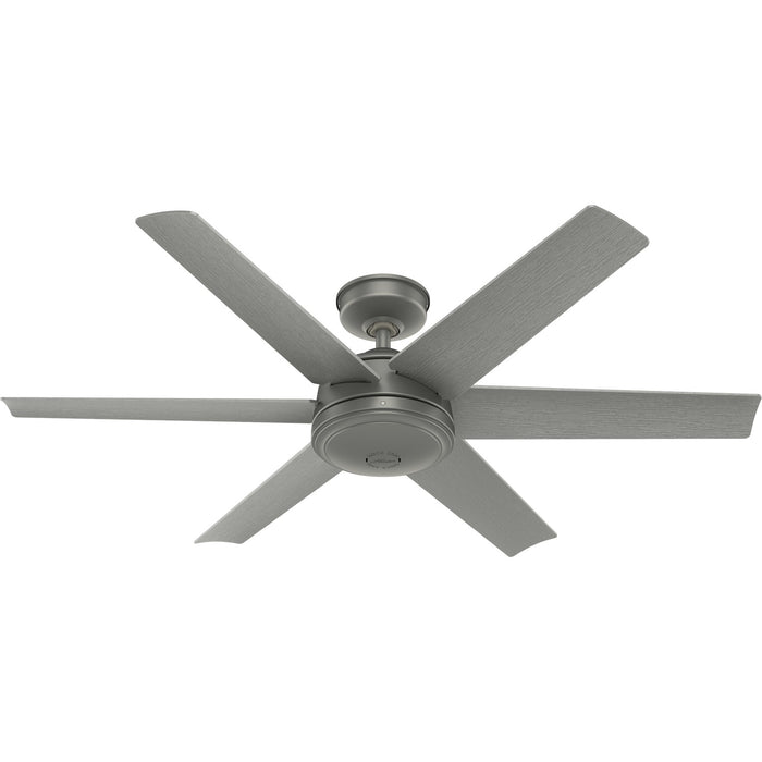 Hunter 51202 52" Ceiling Fan, Matte Silver