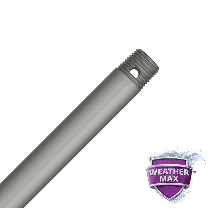 Hunter 99731 Downrod, Matte Silver