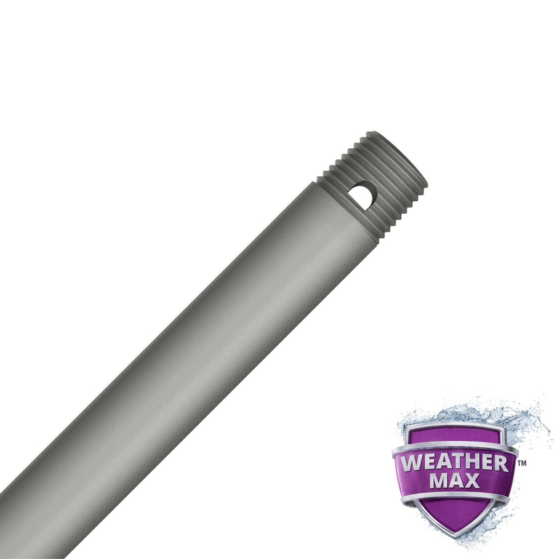 Hunter 99733 Downrod, Matte Silver