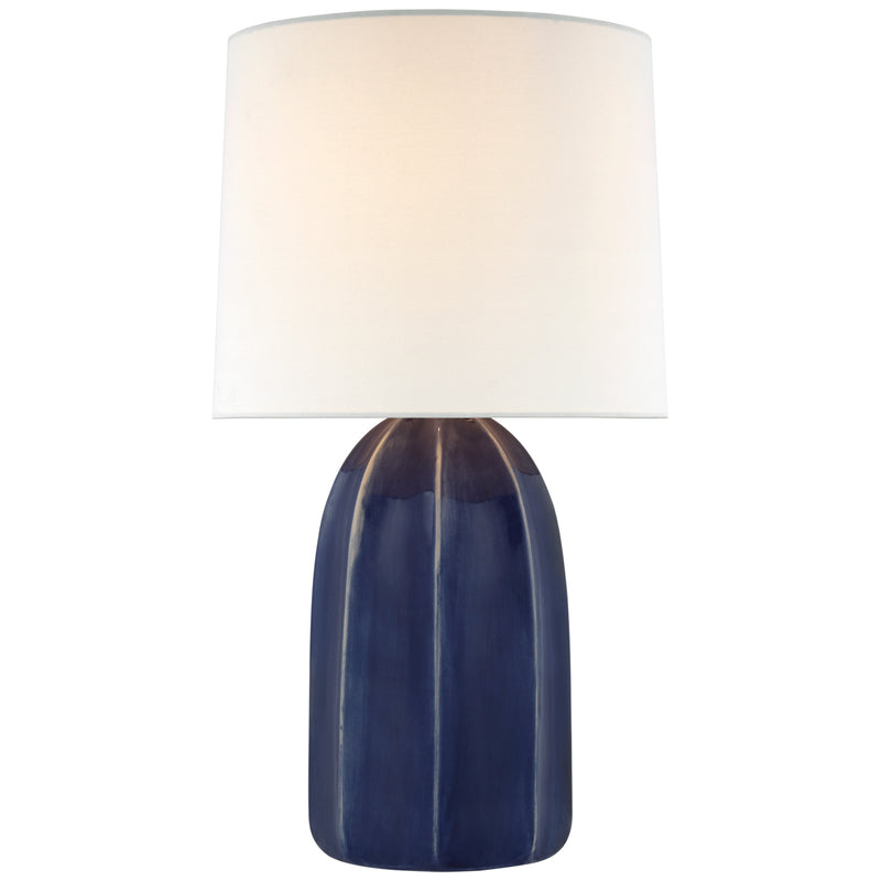 Visual Comfort Signature BBL 3620FMB-L LED Table Lamp, Frosted Medium Blue