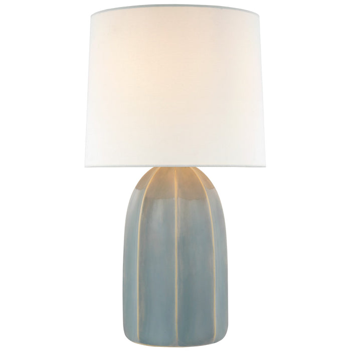 Visual Comfort Signature BBL 3620SGY-L LED Table Lamp, Sky Gray