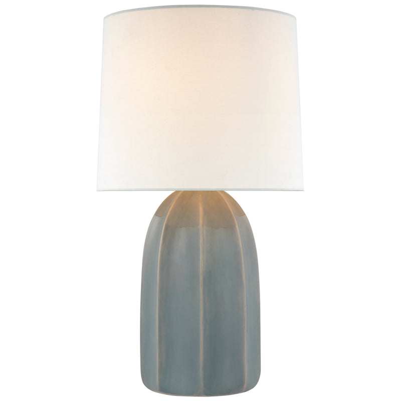 Visual Comfort Signature BBL 3620SGY-L LED Table Lamp, Sky Gray