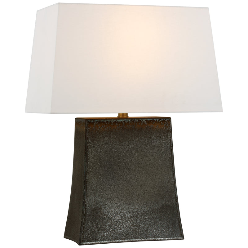Visual Comfort Signature CHA 8692SBM-L LED Table Lamp, Stained Black Metallic