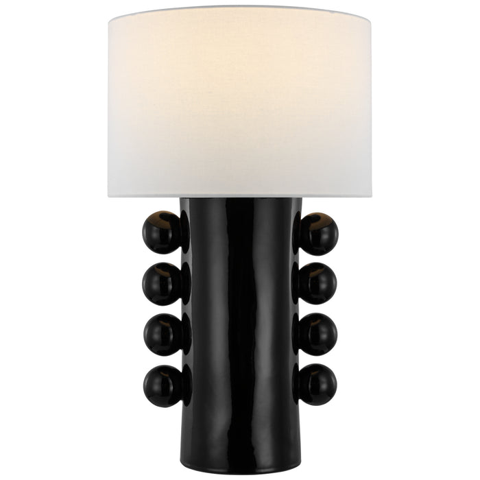 Visual Comfort Signature KW 3687BLK-L LED Table Lamp, Black
