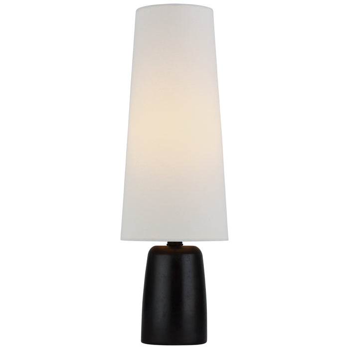 Visual Comfort Signature TOB 3250AI-L LED Table Lamp, Aged Iron