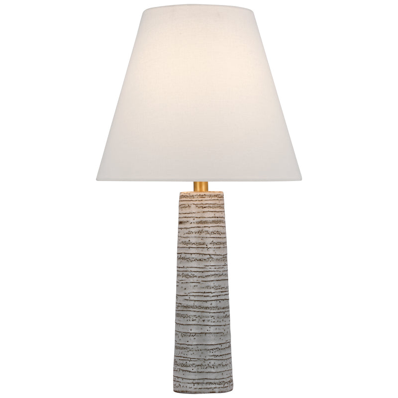 Visual Comfort Signature S 3630MWD-L LED Table Lamp, Malt White Dust