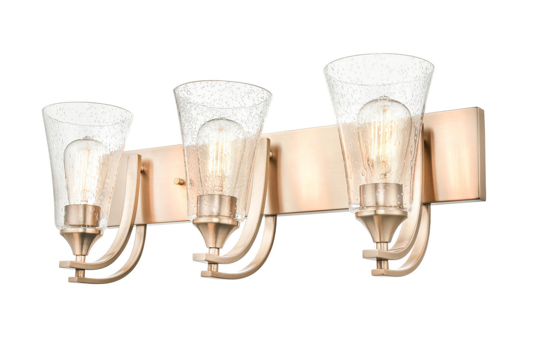Millennium 1493-MG Three Light Vanity, Modern Gold