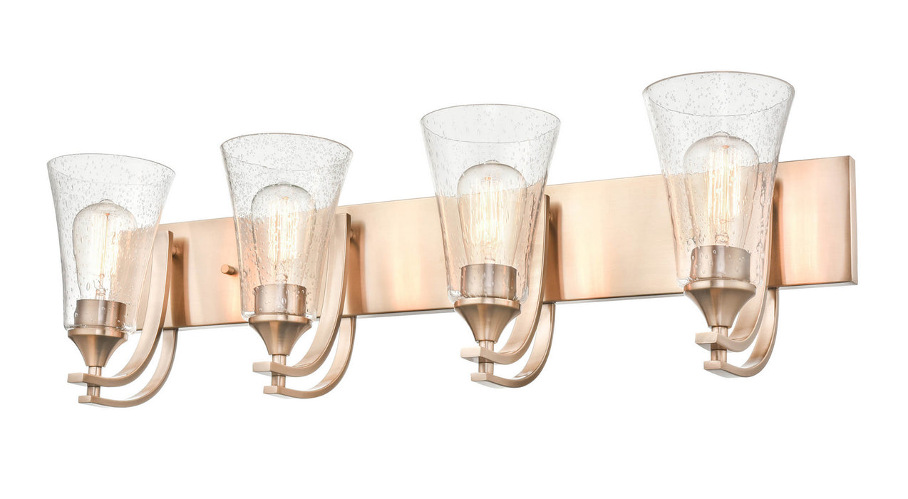 Millennium 1494-MG Four Light Vanity, Modern Gold
