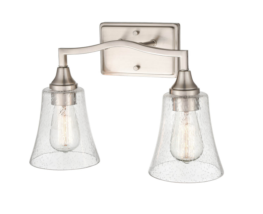 Millennium 2102-BN Two Light Vanity, Brushed Nickel