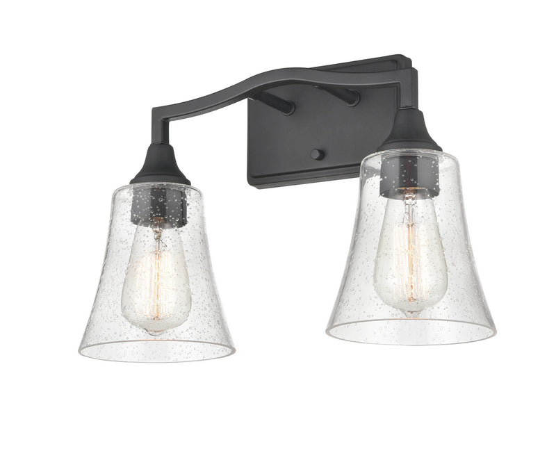 Millennium 2102-MB Two Light Vanity, Matte Black