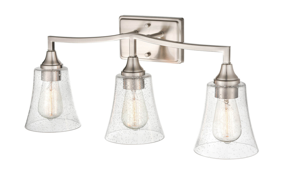 Millennium 2103-BN Three Light Vanity, Brushed Nickel