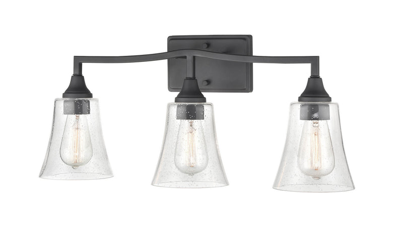 Millennium 2103-MB Three Light Vanity, Matte Black