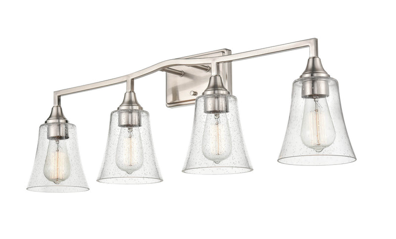 Millennium 2104-BN Four Light Vanity, Brushed Nickel