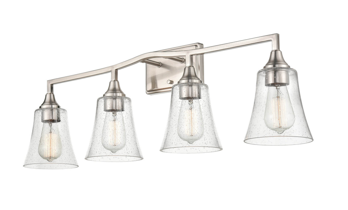 Millennium 2104-BN Four Light Vanity, Brushed Nickel