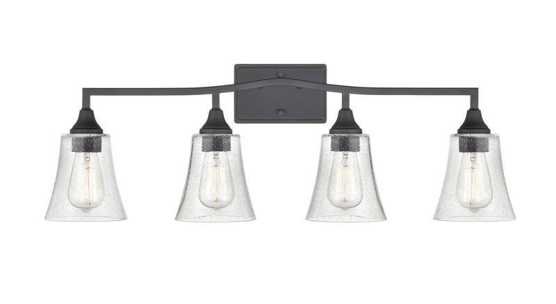 Millennium 2104-MB Four Light Vanity, Matte Black