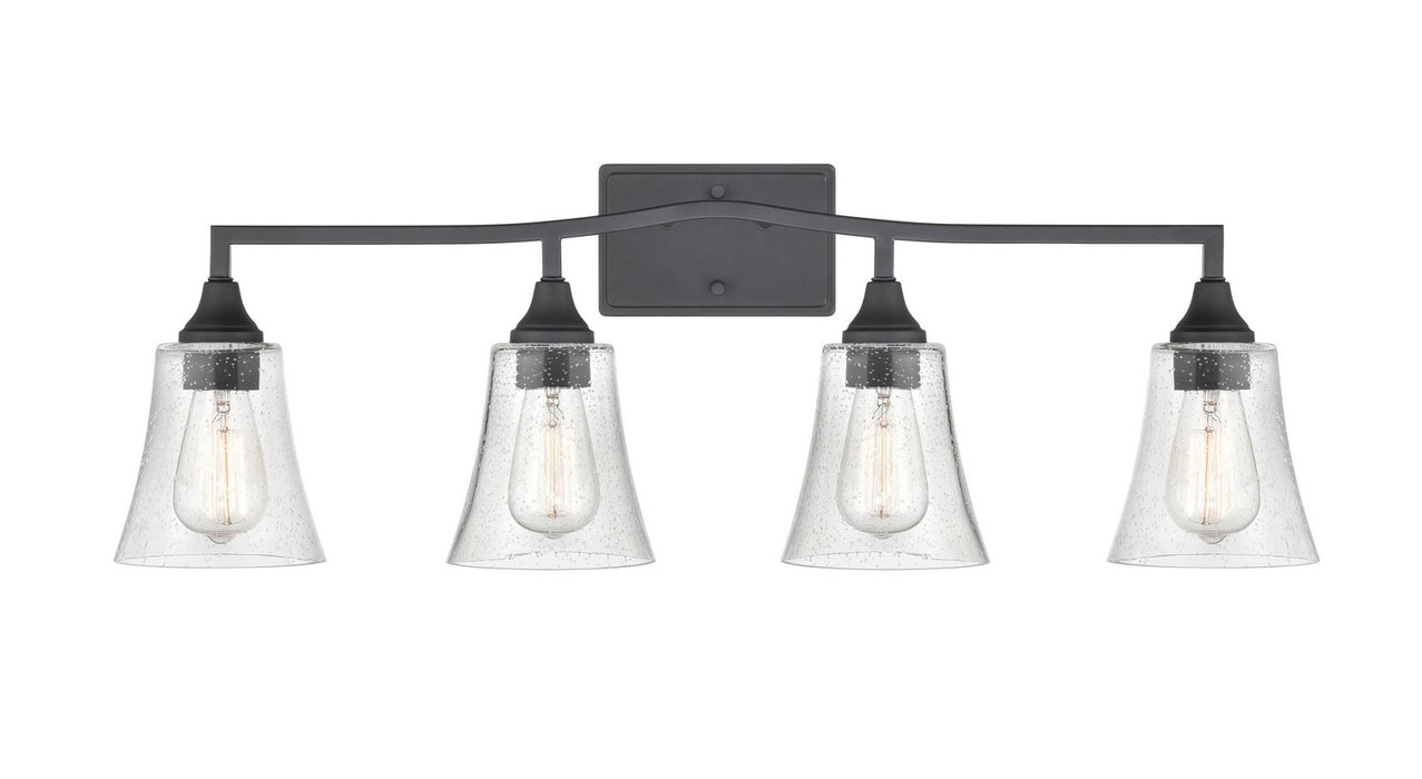 Millennium 2104-MB Four Light Vanity, Matte Black