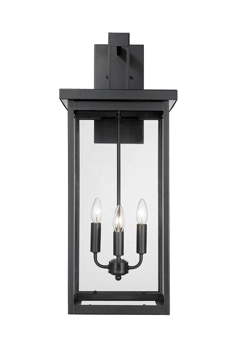 Millennium 42606-PBK Four Light Outdoor Wall Sconce, Powder Coated Black