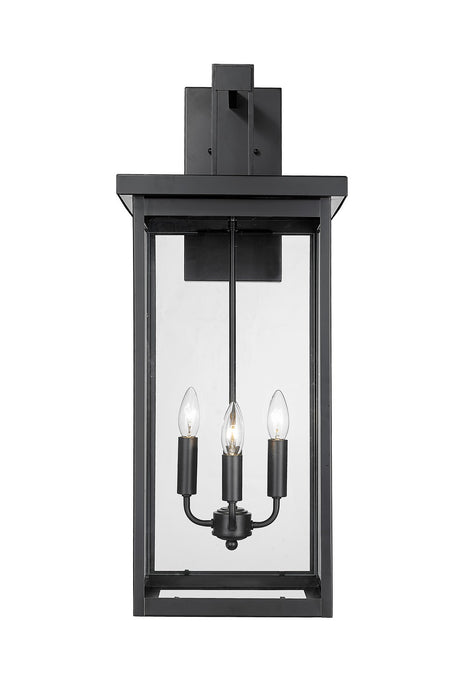 Millennium 42606-PBK Four Light Outdoor Wall Sconce, Powder Coated Black